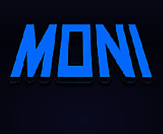 Screenshot of MONI title screen